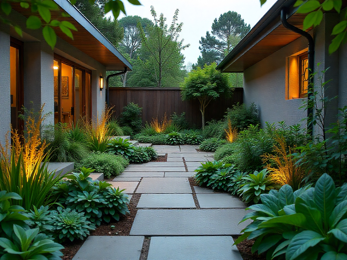 Enfoque sostenible en diseño de jardines